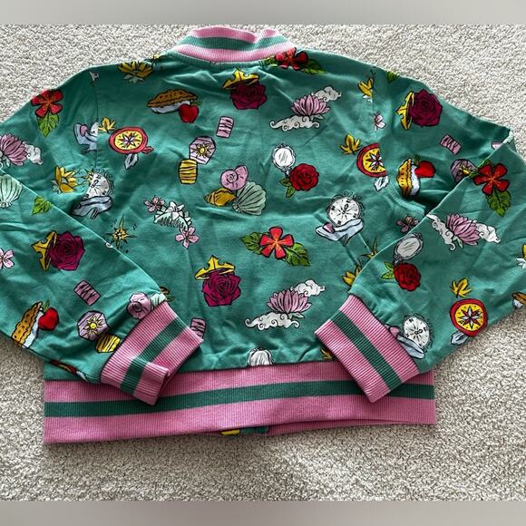 NWT Disney Parks Princess Bomber Varsity Jacket Girls Size 5/6 - Picture 2 of 4